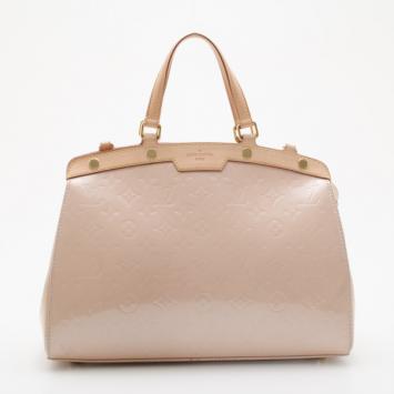 Louis Vuitton Beige Monogram Vernis Brea MM