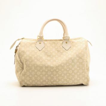 Louis Vuitton Monogram Mini Lin Speedy 30 Satchel