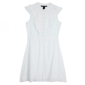 Marc Jacobs White Cotton Dress M