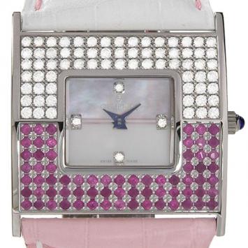 Corum Swiss Quartz Movement Diamond 18K Gold Watch