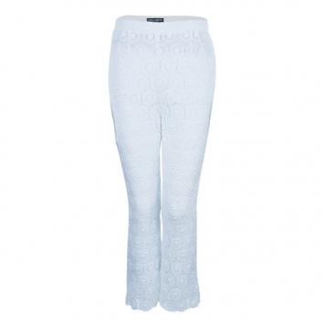 Dolce and Gabbana White Lace Flare Pants M