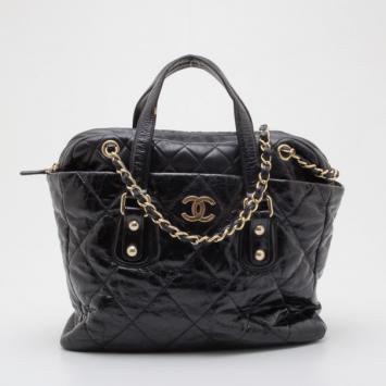  Chanel Glazed Calfskin Portobello Tote 
