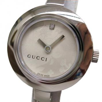 Gucci Wristwatch SS Flower/Silver Ladies 