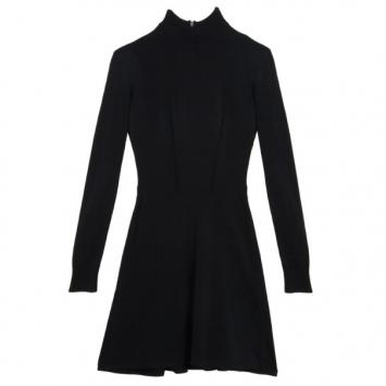 Azzedine Alaia Black Long Sleeve Dress XS