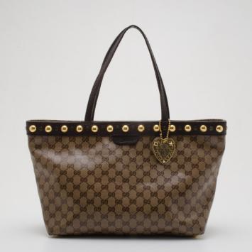 Gucci Crystal GG Babouska Medium Tote  