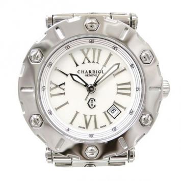 Philippe Charriol Rotonde Wristwatch SS Shell Ladies 