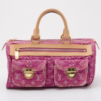 Louis Vuitton Pink Monogram Denim Neo Speedy