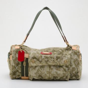 Louis Vuitton Limited Edition Denim Monogramoflage Lys Duffel Bag