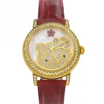 Hello Kitty Swiss Movement Ladies Watch Diamonds