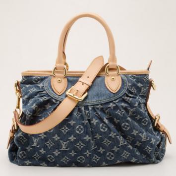 Louis Vuitton Monogram Denim Neo Cabby MM Bag
