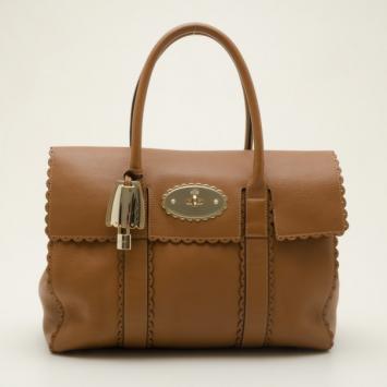 Mulberry Brown Leather Cookie Bayswater Satchel 