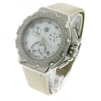 Tag Heuer Formula 1 Mother of Pearl Diamond Chronograph Watch
