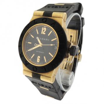 Bvlgari Diagono 18k Gold Black Titanium Automatic Watch