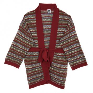 M Missoni Multicolor Long Cardigan M