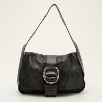 Prada Black Leather Shoulder Bag