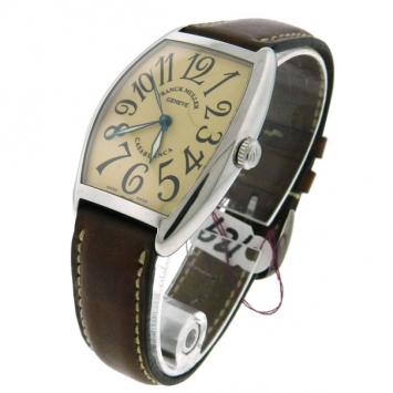 Franck Muller Casablanca Stainless Steel Cream Dial Automatic Watch Unisex