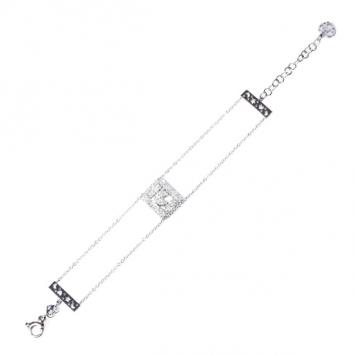 Pasquale Bruni Diamond Moon Chain Bracelet