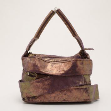 Fendi Metallic Tiered Tote 