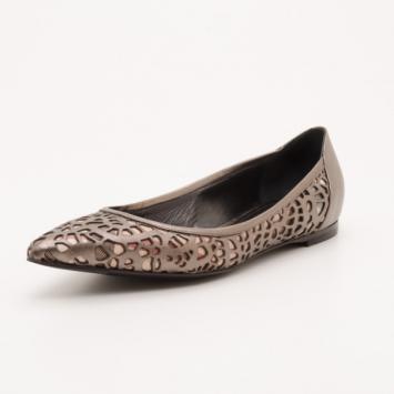 Burberry Nova Check Broderie Anglaise Ballerina Flats Size 36