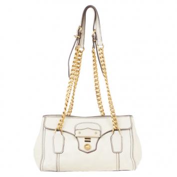 Miu Miu Beige Chain Strap Convertible Bag