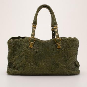 Bottega Veneta Green Cornely Tote 