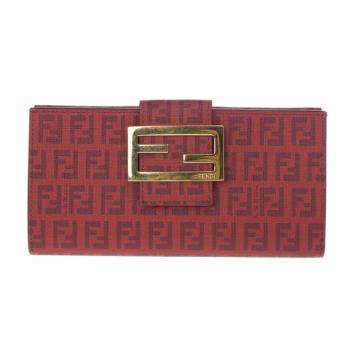 Fendi Zucchino Spalmati Forever Continental Wallet