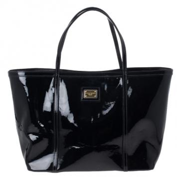Dolce and Gabbana Black Miss Escape Tote