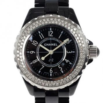 Chanel Black Ceramic J12 Women\'s Wristwatch 33MM