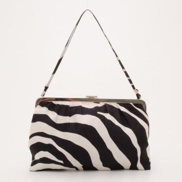 Dolce and Gabbana Zebra Framed Shoulder Bag