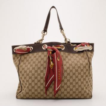 Gucci Positano Scarf Tote