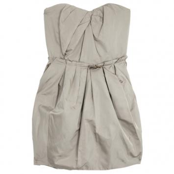 Marc Jacobs Strapless Taffeta Bustier Dress M