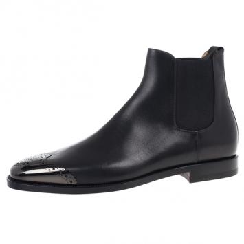 Pre Owned Christian Louboutin Jesse Leather Boots Size 41.5