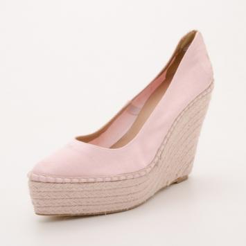 Oscar De La Renta Pink Paloma Pointed Toe Espadrille Size 38