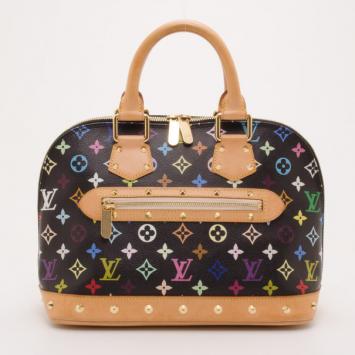 Louis Vuitton Multicolore Black Alma Bag