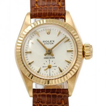 Rolex Oyster 18K Gold Women's Watch