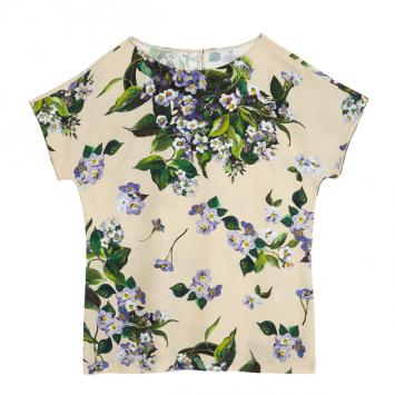 Dolce and Gabbana Floral Print Top M