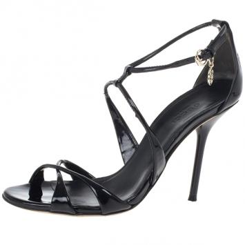 Gucci Black Strappy Sandals Size 36