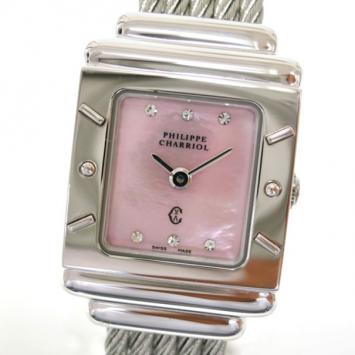 Philippe Charriol Saint Tropez Wristwatch SV Shell Ladies