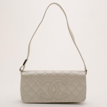 Chanel Metallic Quilted Shoulder Bag