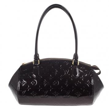 Louis Vuitton Amarante Monogram Vernis Sherwood PM Tote Bag