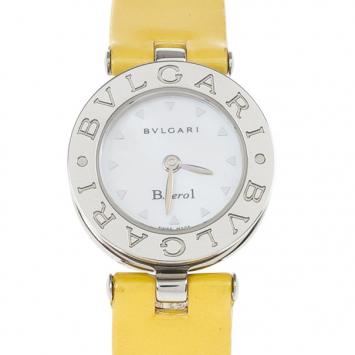 Bvlgari White Stainless Steel Bzero Women's Wristwatch 34MM