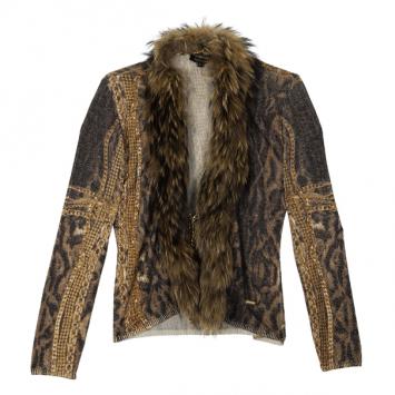 Roberto Cavalli Fur Collar Jacket M