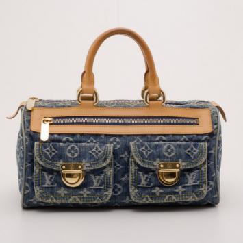 Louis Vuitton Monogram Denim Neo Speedy Satchel