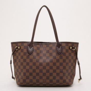 Louis Vuitton Damier Ebene Neverfull Tote 