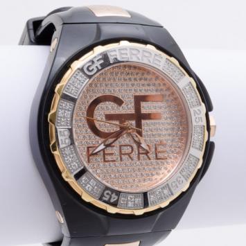 GF Ferre SS Bejeweled Ladies Watch