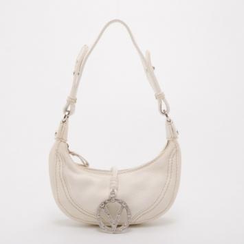 Valentino Ivory Leather Mini Hobo