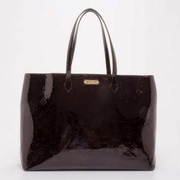 Louis Vuitton Monogram Vernis Amarante Wilshire GM Tote