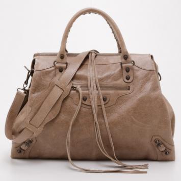 Balenciaga Light Tan Classic Velo Tote