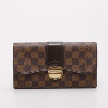 Louis Vuitton Damier Ebene Sistina Wallet