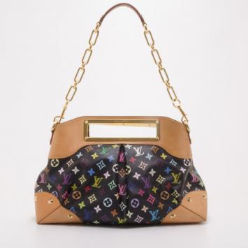Louis Vuitton Black Multi Judy GM 
